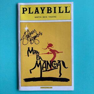 Signed Stephen Bogardus (Only) Playbill Man of La Mancha Brian Stokes Mitchell